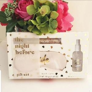 The Somerset Toiletry Co. Night Before Bride Gift Set NWT